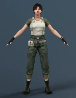 Rebecca Chambers For G8F + Outfit