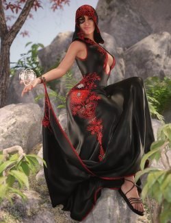 dForce Voaldrael Outfit for Genesis 8 Female