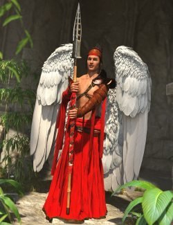 dForce Angeloi Outfit for Genesis 8 and 8.1 Males Add-on