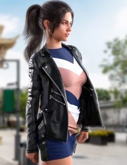 dForce Casual Style Outfit for Genesis 8 and 8.1 Females Bundle