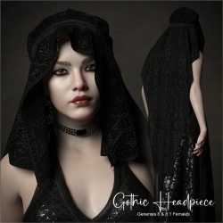 D-Force Gothic Headpiece for G8F and G8.1F