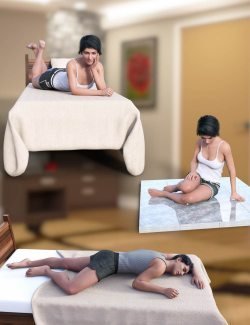Lying and Resting Poses for Genesis 8.1