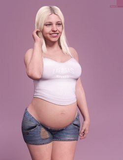 Pregnant Parker HD with HD Expression for Genesis 8.1 Female