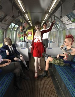 The Tube Interior Extras and Poses for Genesis 8 and 8.1