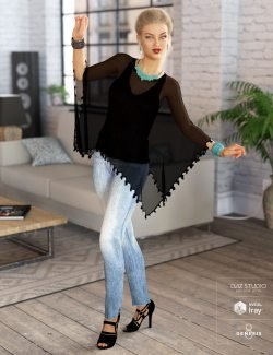dForce Breezy Day Outfit for Genesis 8 Female(s)