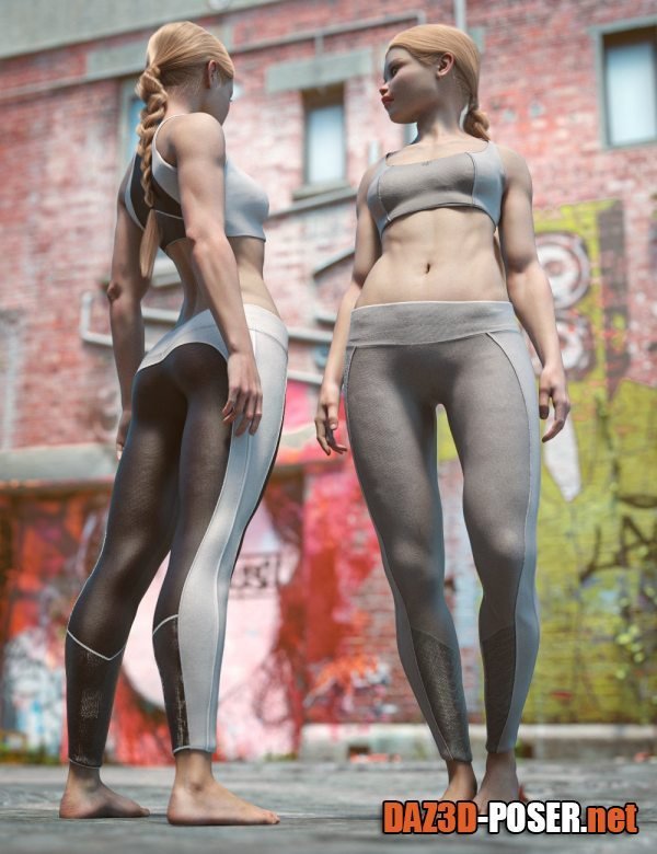 Dawnload Verse Active Outfit for Genesis 8 and 8.1 Females for free