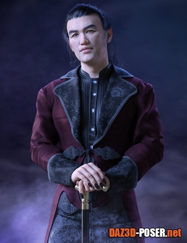 Dawnload dForce Victorian Vampire Outfit for Genesis 8 and 8.1 Males for free