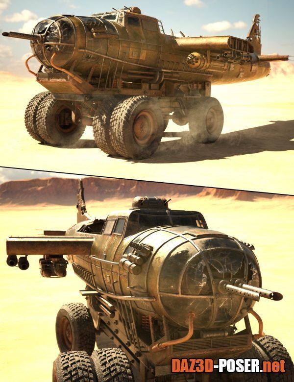 Dawnload XI Post-apocalyptic Bomber Truck for free
