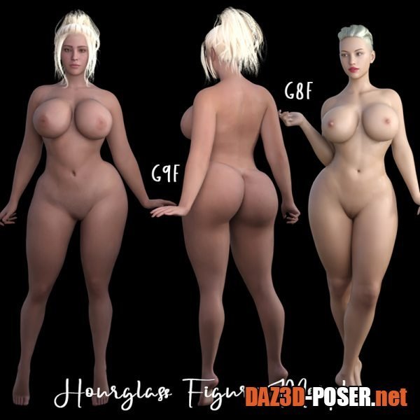 Dawnload 16 Hourglass Figure Morphs G9/G8.1F/G8F for free