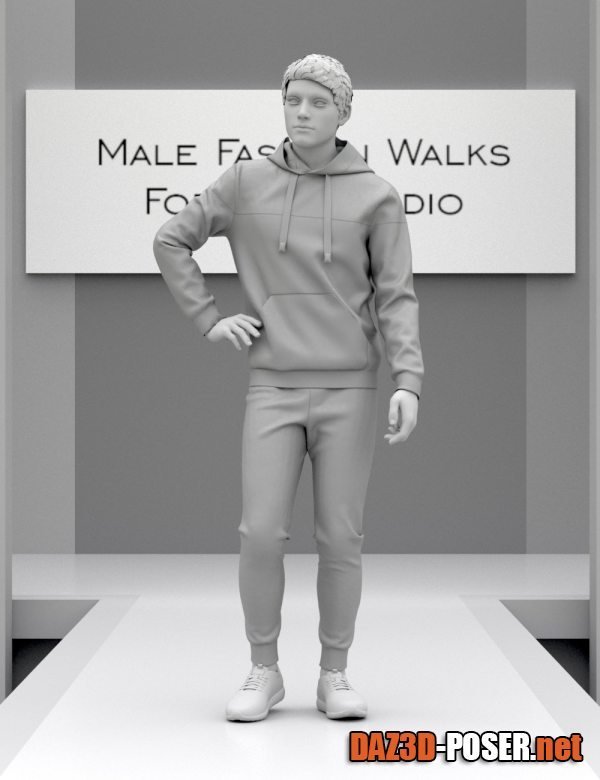 Dawnload Fashion Walks for Genesis 8 and 8.1 Males for free