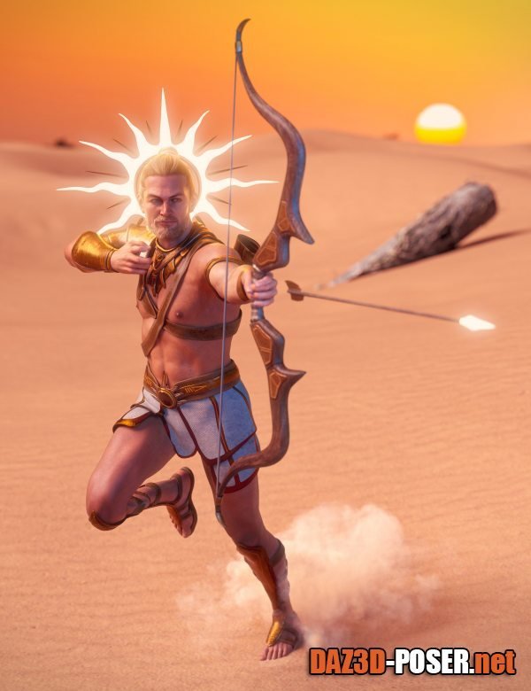 Dawnload Ajax Outfit for Genesis 8.1 Males for free