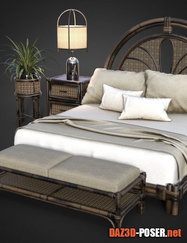 Dawnload B.E.T.T.Y. Rattan Bedroom for free