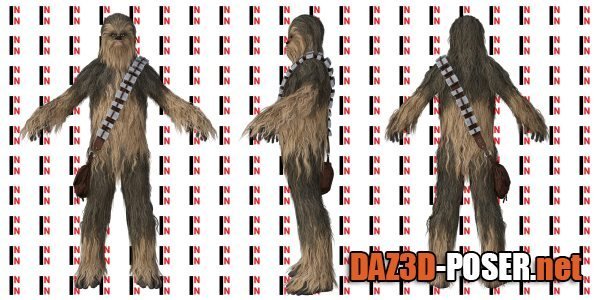 Dawnload Chewbacca For DazStudio (Standalone) for free