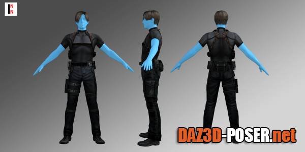 Dawnload RE4 Leon Outfit for Genesis 8 Male for free