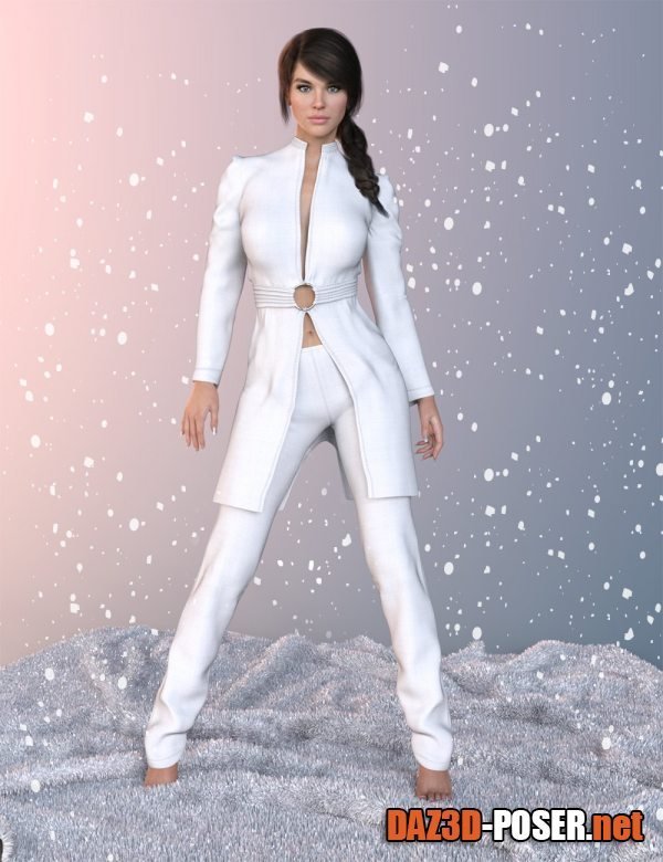 Dawnload dForce X-Fashion Winter Style Outfit for Genesis 8 and 8.1 Females for free
