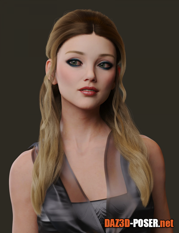 Dawnload Elegant Hair for Genesis 8 and 8.1 Females for free