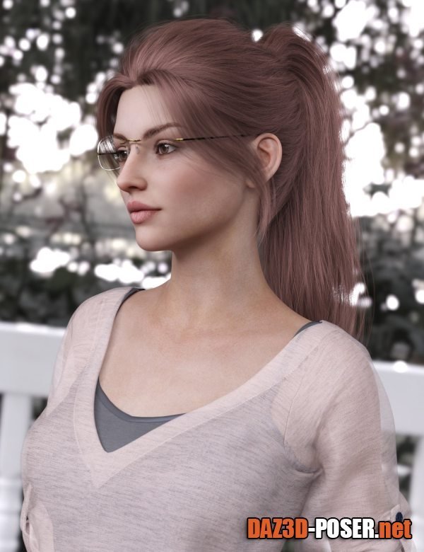 Dawnload Elene Hair for Genesis 8 and 8.1 Females and Genesis 9 for free
