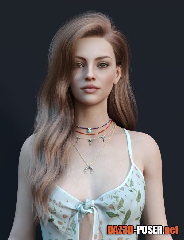 Dawnload Fayre Hair for Genesis 8 and 8.1 Females for free
