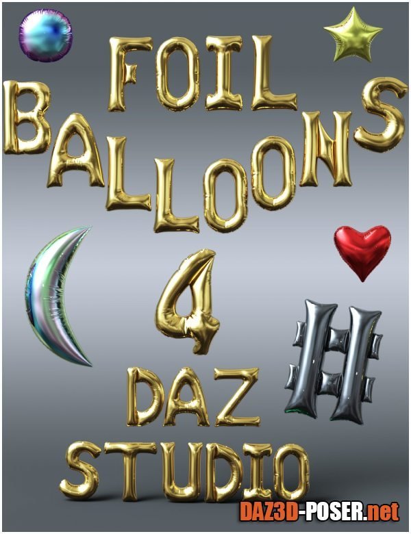 Dawnload Foil Balloons Props for free