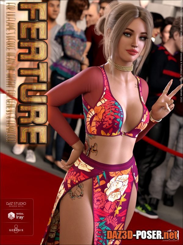 Dawnload Feature for dForce Headline Outfit for Genesis 8 Females for free