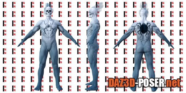 Dawnload Ghost Spider For Genesis 8 Male for free