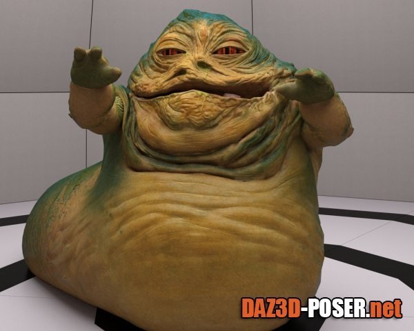 Dawnload Jabba the Hutt for Daz3d for free