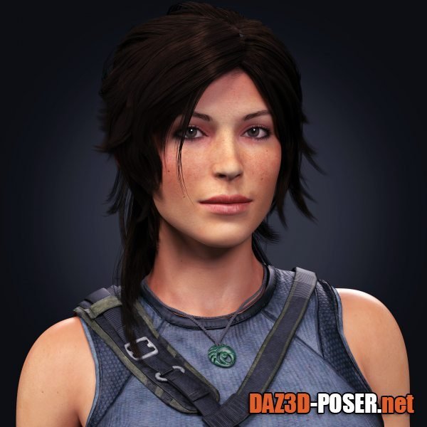 Dawnload Lara Croft for Genesis 8 and 8.1 Female for free
