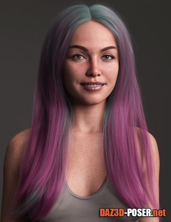 Dawnload Long Unisex Style Hair Color Expansion for free
