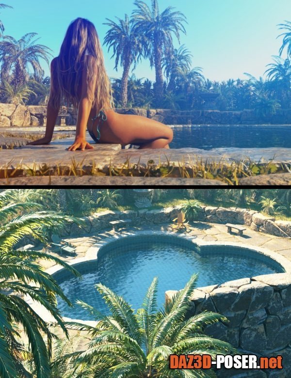 Dawnload Natural Stone Poolside and Scenes for free
