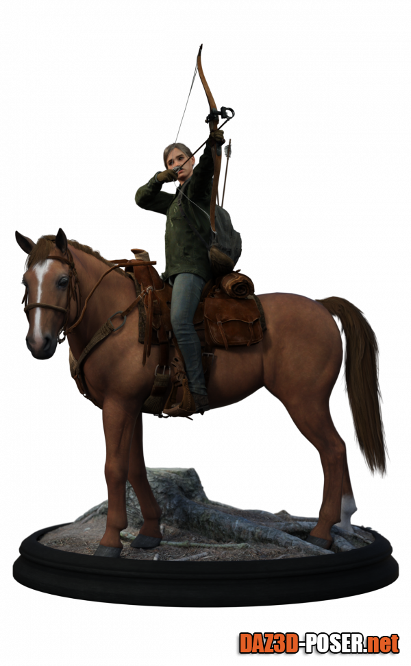 Dawnload Shimmer TLoU2 The Last of Us 2 Daz Horse for free