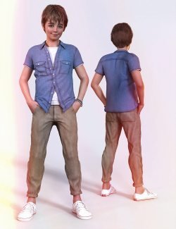 dForce Nelson Clothing for Genesis 8 Males