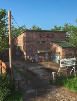Abandoned Workshop Building