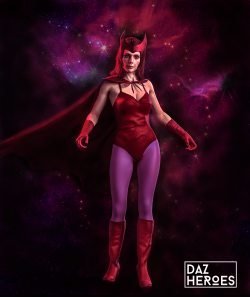 Scarlet Witch for Daz3D Genesis 8.1