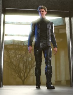 dForce Dystopian Captain Outfit for Genesis 9