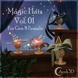 Arah3D Magic Hats Volume 01