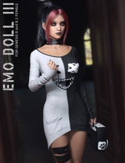 dForce Emo Doll III for Genesis 8 and 8.1F