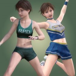 Rebecca Chambers 2 Outfits for G8F