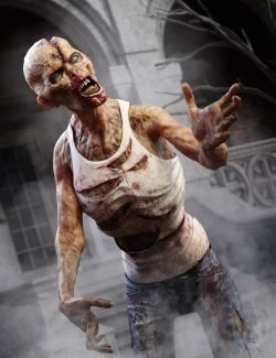 Zombie Rotten for Genesis 8 Male