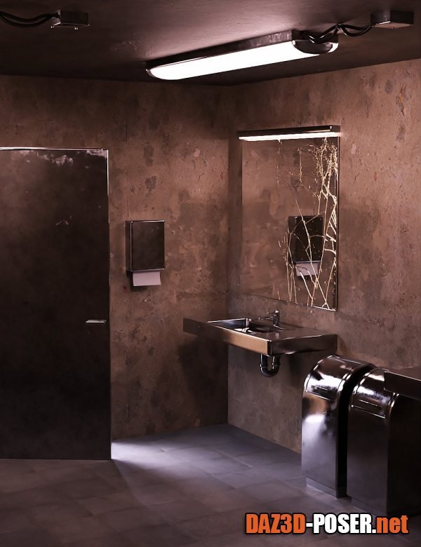 Dawnload X3D Bathroom for free