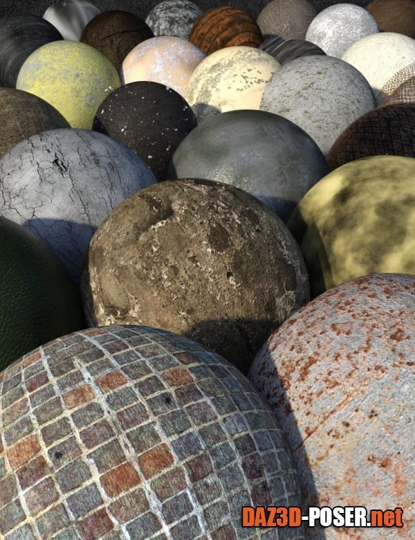 Dawnload FSL Weathered Shaders for Iray for free
