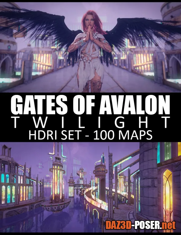 Dawnload 100 HDRIs Gates of Avalon – Twilight for free