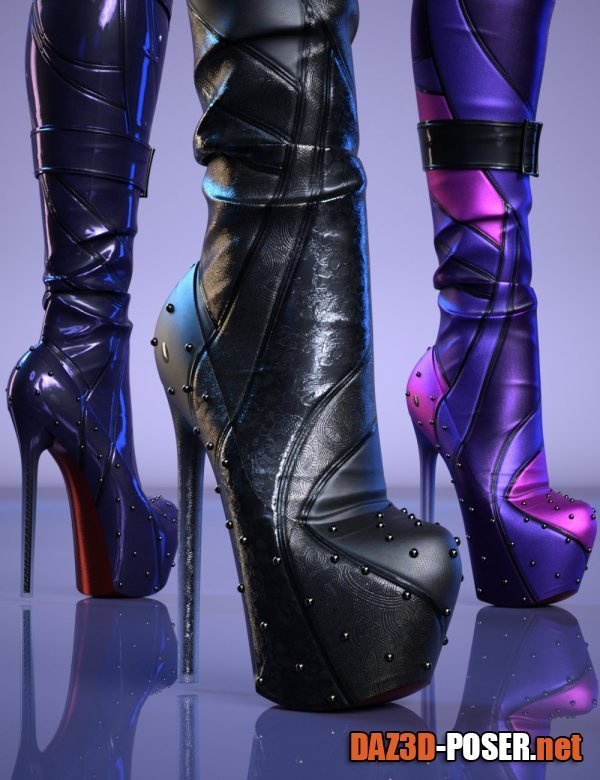 Dawnload HM Zarinah Boots Add-On Textures for free