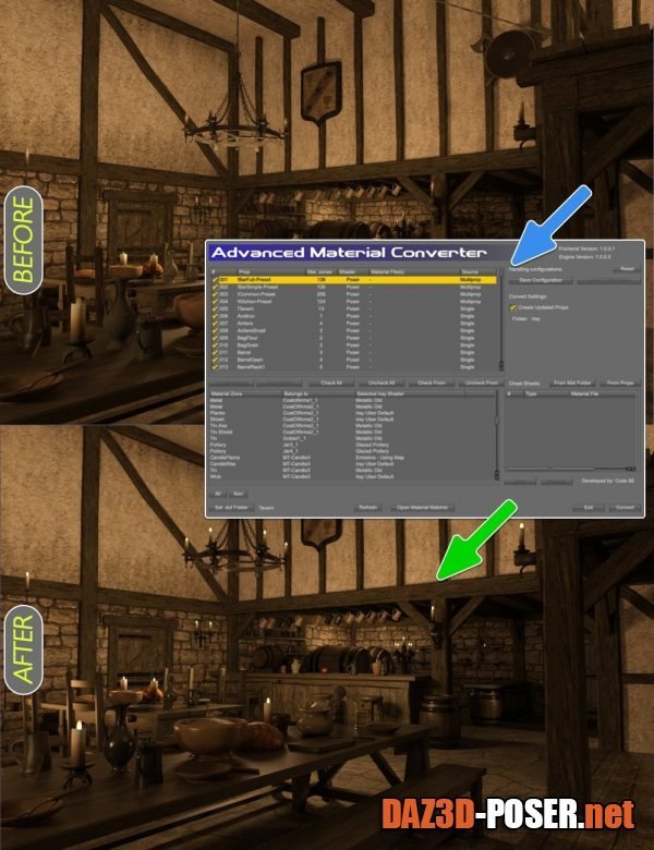 Dawnload Advanced Material Converter for free