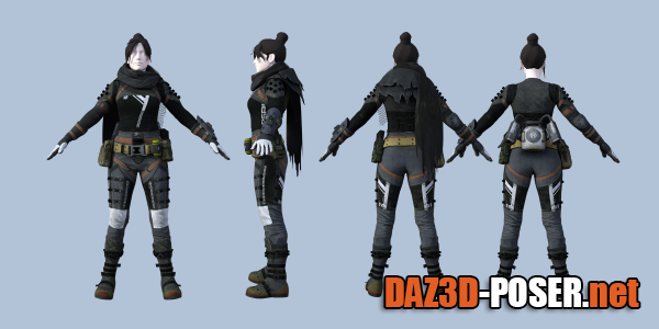 Dawnload Apex Legends Wraith Outfit For Genesis 8 Female for free