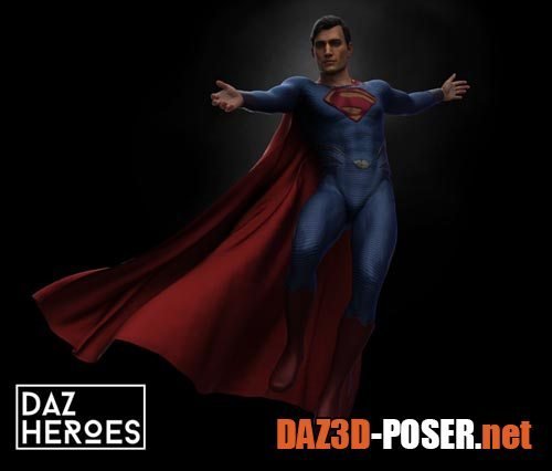 Dawnload Superman DCEU for Daz 3D Genesis 8 for free