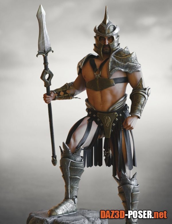 Dawnload dForce Ares War Outfit for Genesis 8 and 8.1 Male for free