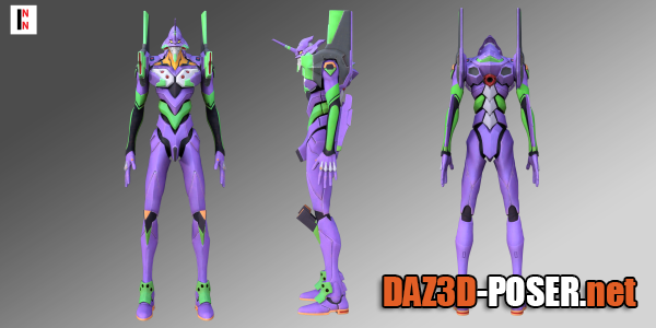 Dawnload Evangelion EVA T-01 For DazStudio (Standalone) for free
