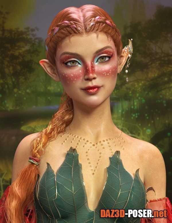 Dawnload FPE Woodland Nymph Geoshell Makeup for Genesis 8.1 Female for free