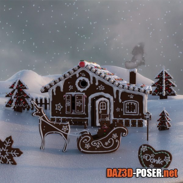 Dawnload Magical Gingerbread Houses for free