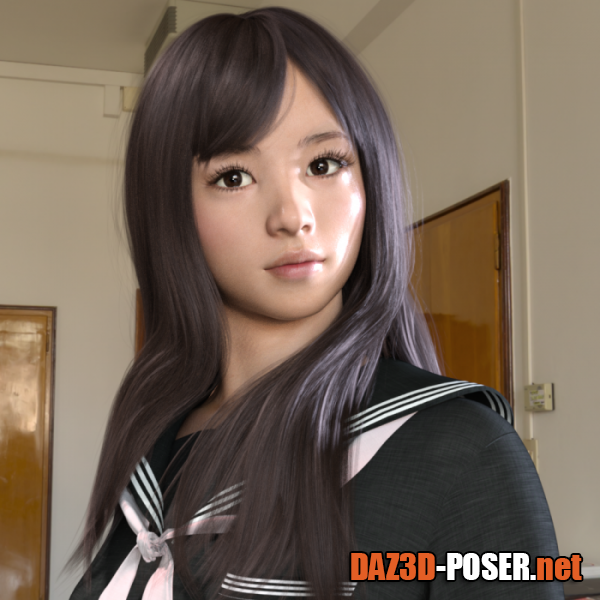 Dawnload JP Girl Manami – Head Morph for G9 and Expressions for free